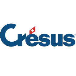 Logo de Crésus, un logiciel suisse de gestion financière conçu pour les PME, fiduciaires, associations et collectivités publiques, offrant des modules intégrés pour la comptabilité, les salaires et la facturation, tout en étant spécifiquement adapté à la législation et aux pratiques comptables suisses.