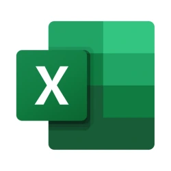 Logo de Microsoft Excel, un logiciel tableur développé par Microsoft, permettant aux utilisateurs de créer, organiser, analyser et visualiser des données à l'aide d'une interface de cellules, tout en offrant une large gamme de fonctionnalités pour effectuer des calculs, créer des graphiques et gérer des bases de données, ce qui en fait un outil essentiel dans les environnements professionnels et éducatifs.